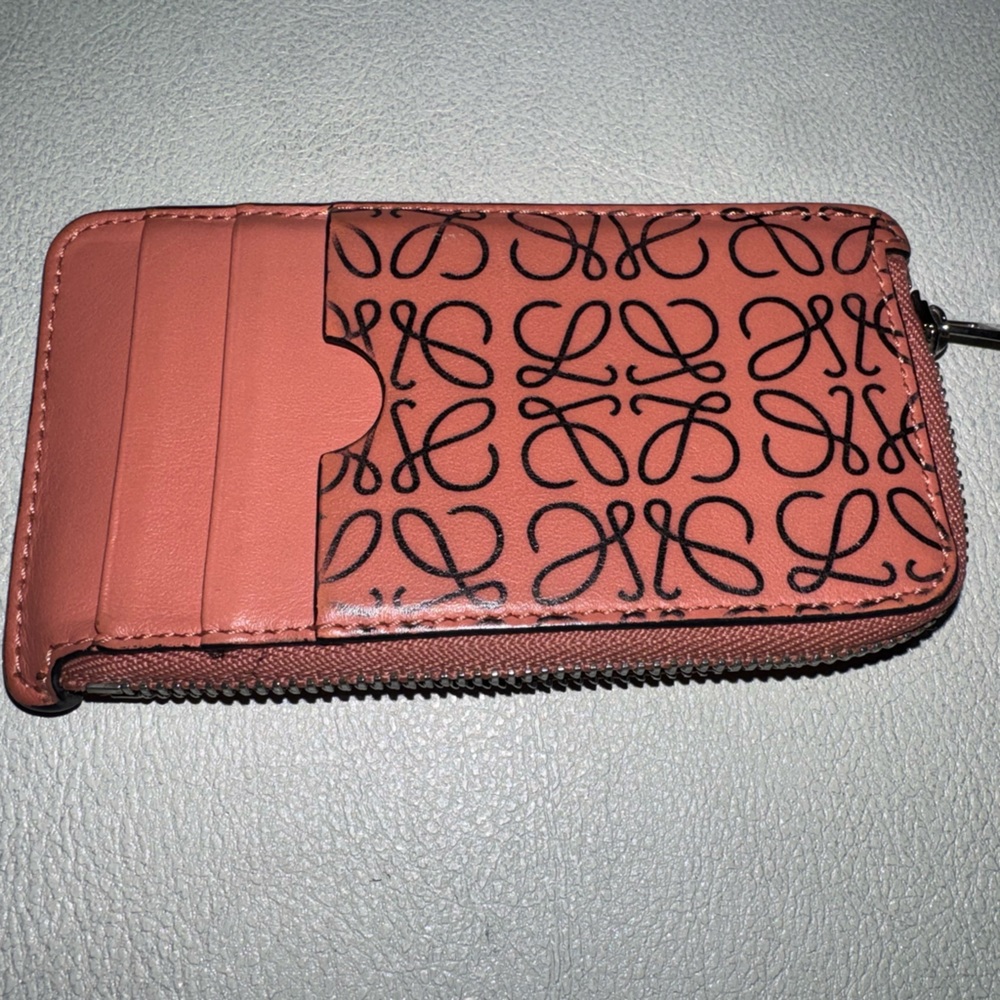 LOEWE CARD CASE W/COIN POCKET